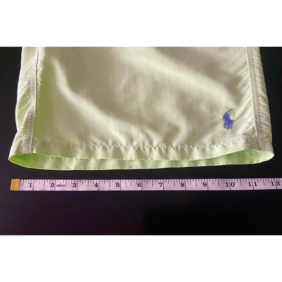 POLO Ralph Lauren Lime Green Swim Shorts sz M - Picture 12 of 12